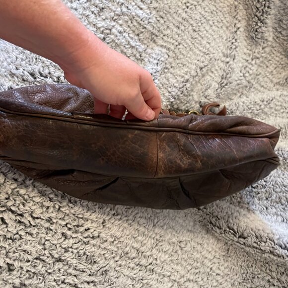 Sigrid olsen dark brown hobo bag - Picture 4 of 6